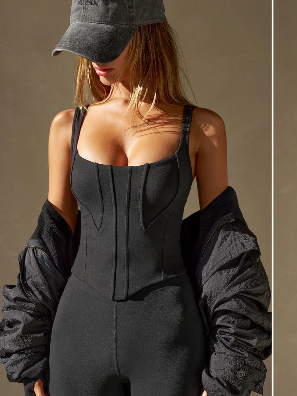 Joah Brown Contour Corset Tank